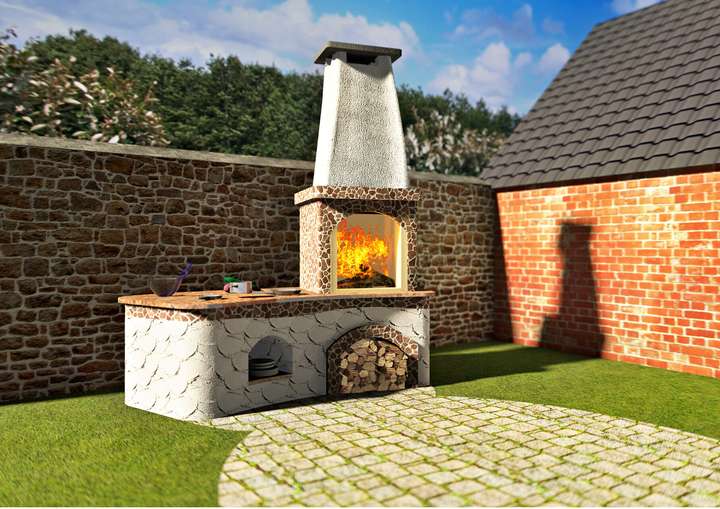 garten-kamin in Bruecken