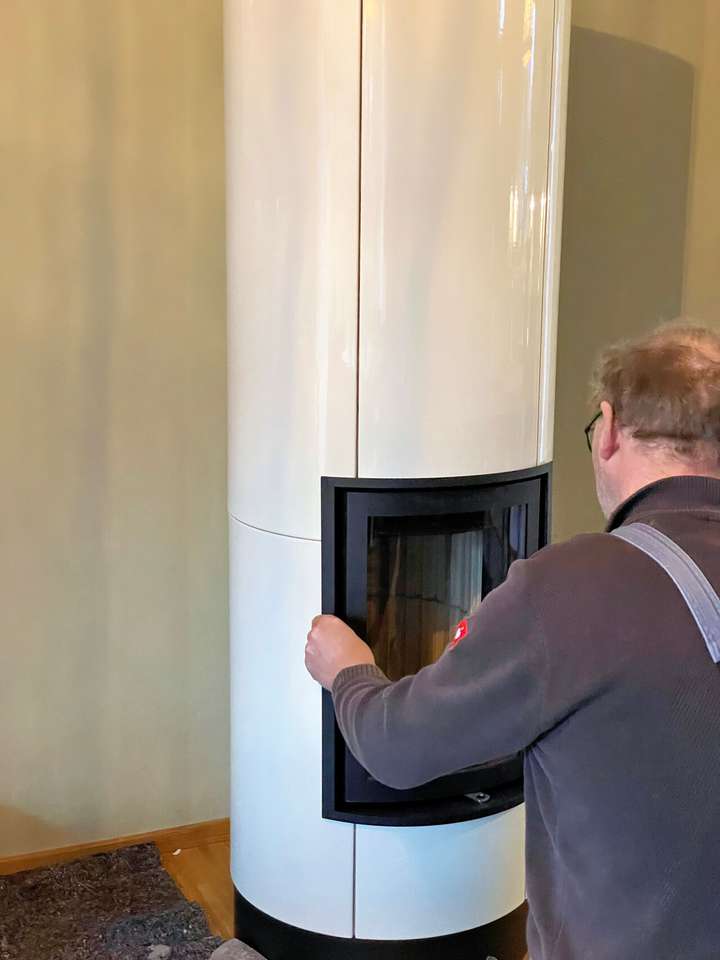 kamin-schulze-team beim Kunden